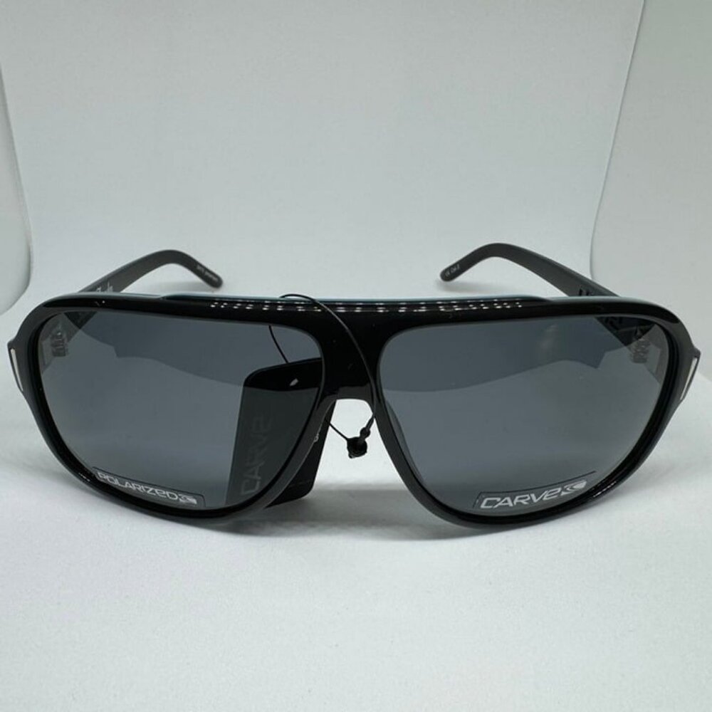Carve Rolling Thunder Gloss Black Frame Polarized Sunglasses